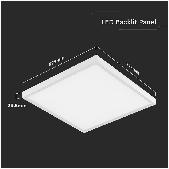 PANOU LED 36W 2IN1 60CM X 60CM 4000LM 4000K ALB NEUTRU