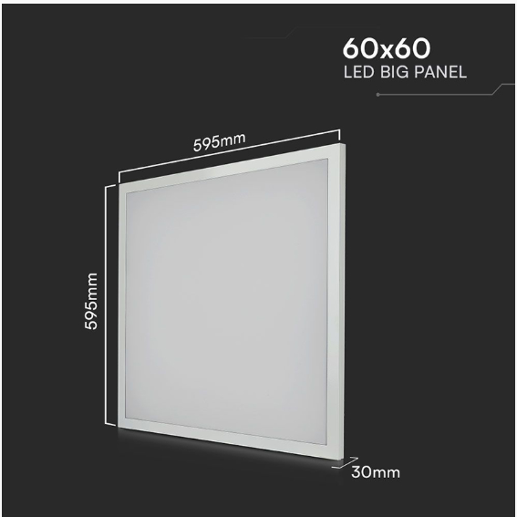 PANOU LED 36W 2IN1 60CM X 60CM 3960LM 6500K ALB RECE, CIP SAMSUNG