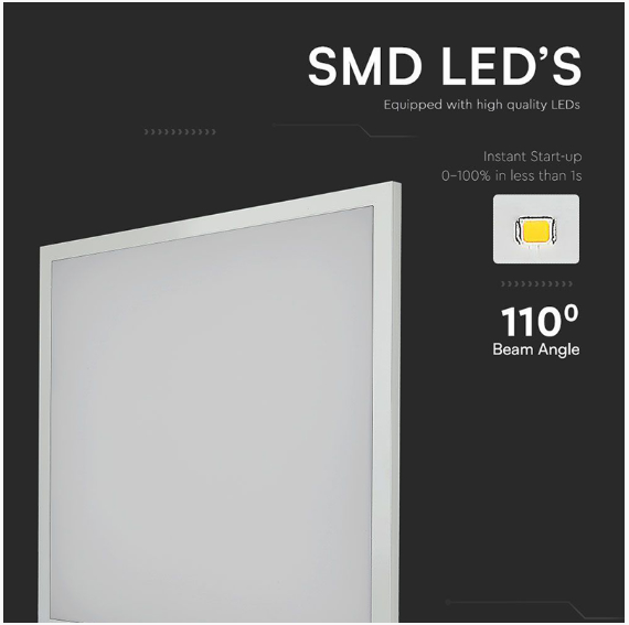 PANOU LED 36W 2IN1 60CM X 60CM 3960LM 6500K ALB RECE, CIP SAMSUNG