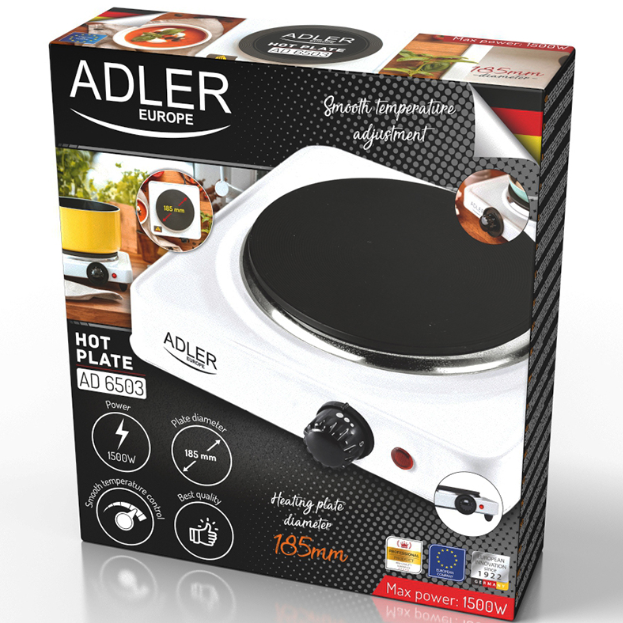 PLITA ELECTRICA 1500W AD 6503 ADLER