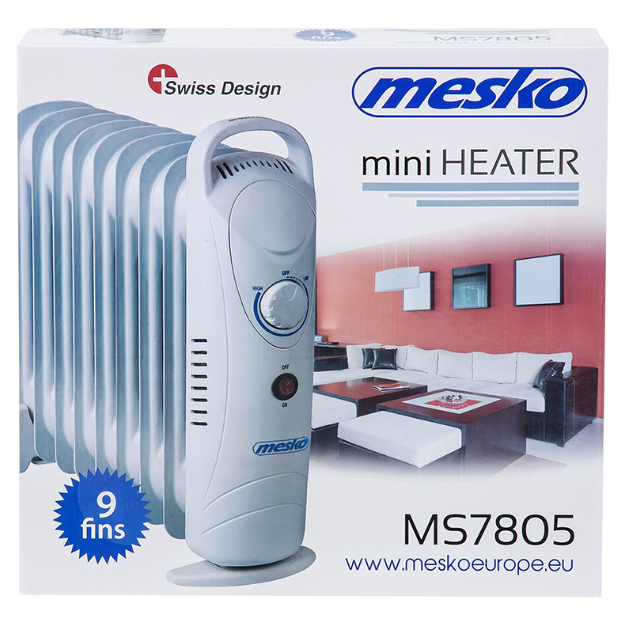 RADIATOR ULEI 9 ELEMENTI 1000W MS 7805 MESKO