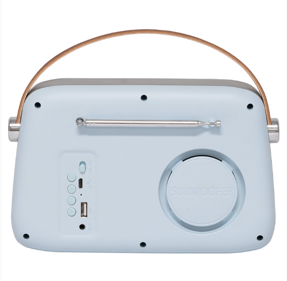 RADIO FM/DAB PORTABIL VINTAGE 30W CU FUNCTIE BLUETOOTH/AUX