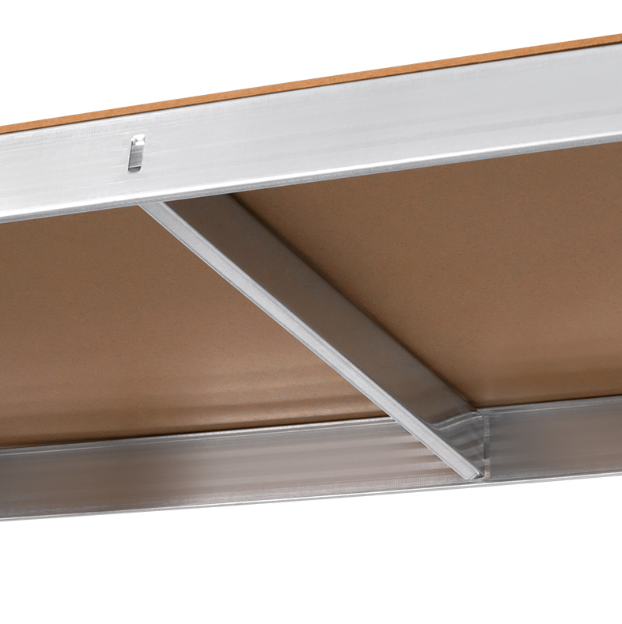RAFT METALIC 5 POLITE MDF 150X70X30 750KG REBEL