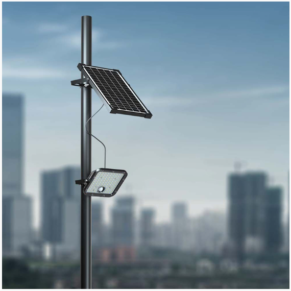 REFLECTOR CU INCARCARE SOLARA 10W 1500LM 4000+6400K - NEGRU