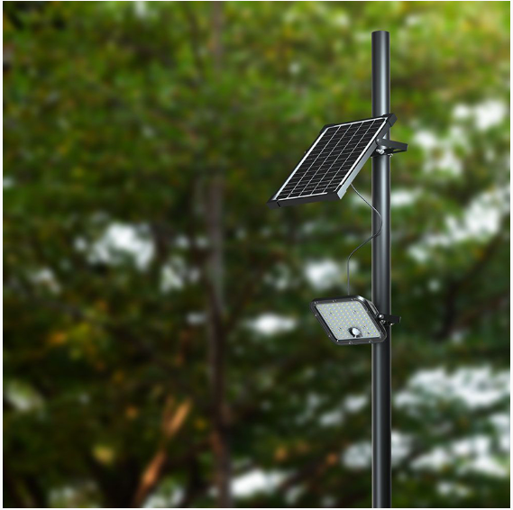 REFLECTOR CU INCARCARE SOLARA 10W 1500LM 4000+6400K - NEGRU