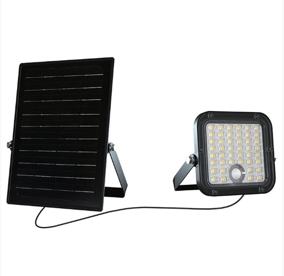 REFLECTOR CU INCARCARE SOLARA 10W 1500LM 4000+6400K - NEGRU