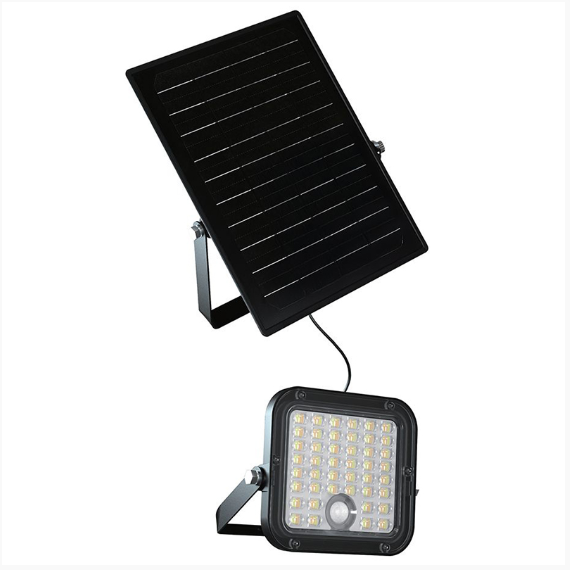 REFLECTOR CU INCARCARE SOLARA 10W 1500LM 4000+6400K - NEGRU