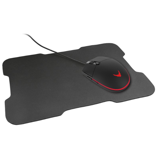 SET MOUSE GAMING 3200DPI + MOUSEPAD