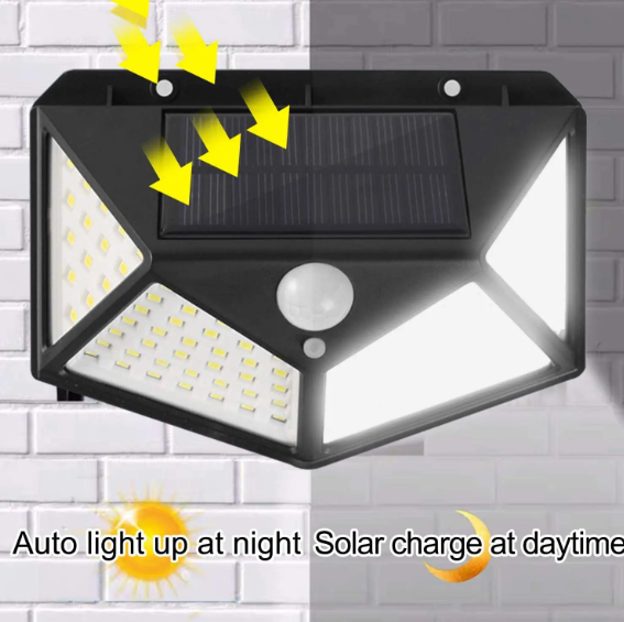 Lampă Solară cu LED-uri Multiple - Iluminare Eficientă pentru Exterior