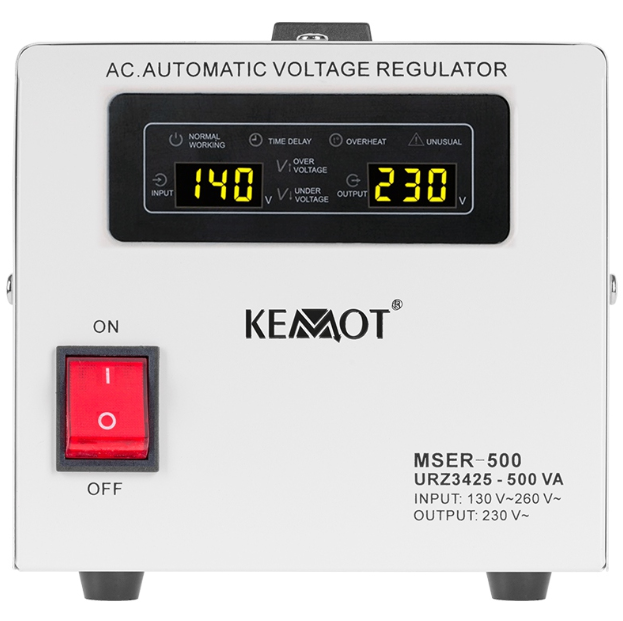 STABILIZATOR TENSIUNE SERVOMOTOR 500VA KEMOT
