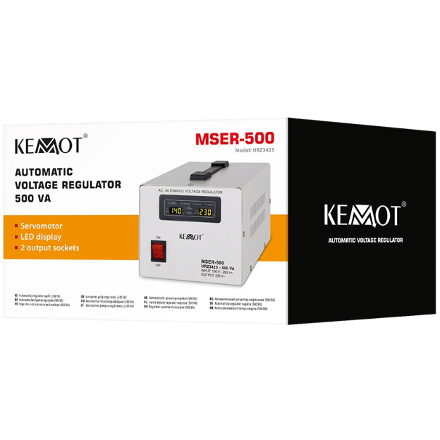 STABILIZATOR TENSIUNE SERVOMOTOR 500VA KEMOT