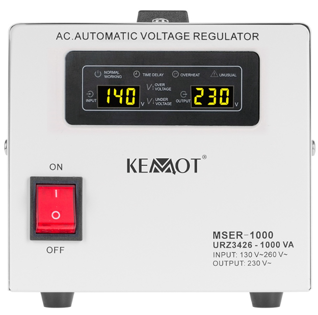 STABILIZATOR TENSIUNE SERVOMOTOR 1000VA KEMOT