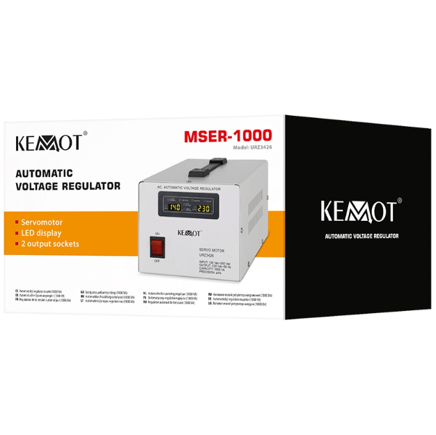STABILIZATOR TENSIUNE SERVOMOTOR 1000VA KEMOT