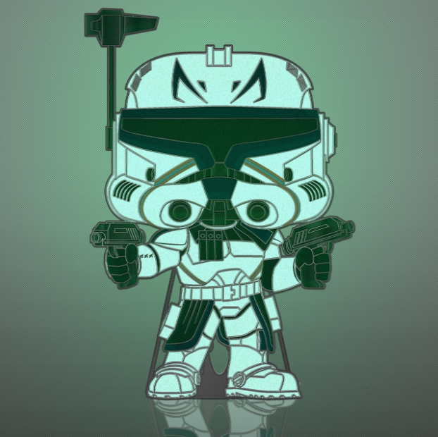 Figurină Star Wars Captain Rex - Ediție Colecționabilă cu Efect Glow in the Dark