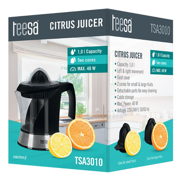 STORCATOR CITRICE ELECTRIC NEGRU TEESA