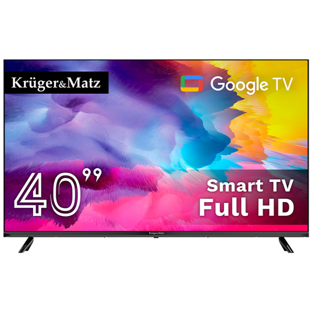 GOOGLE SMART TV 5.0 40 INCH 101CM H265 HEVC KRUGER&MATZ