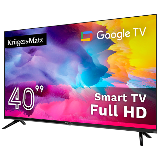 GOOGLE SMART TV 5.0 40 INCH 101CM H265 HEVC KRUGER&MATZ