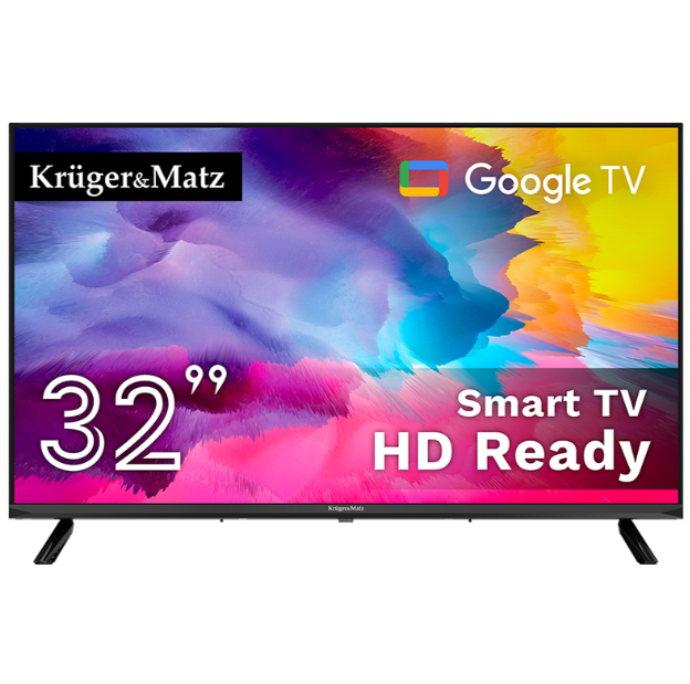 GOOGLE SMART TV 32 INCH 81CM H265 HEVC KRUGER&MATZ