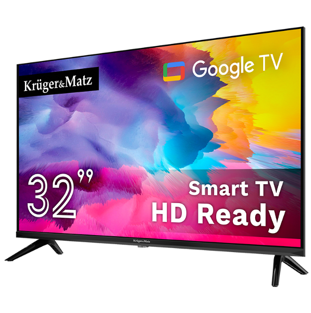 GOOGLE SMART TV 32 INCH 81CM H265 HEVC KRUGER&MATZ
