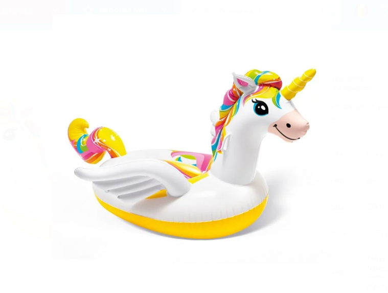 Unicorn Gonflabil 2.26x1.73x0.97m Intex