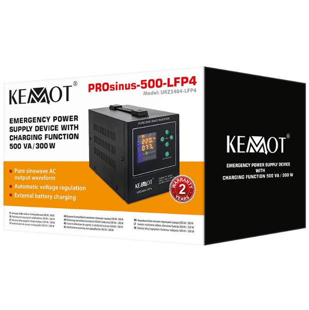 UPS CENTRALE TERMICE SINUS PUR 500VA/300W 12V KEMOT
