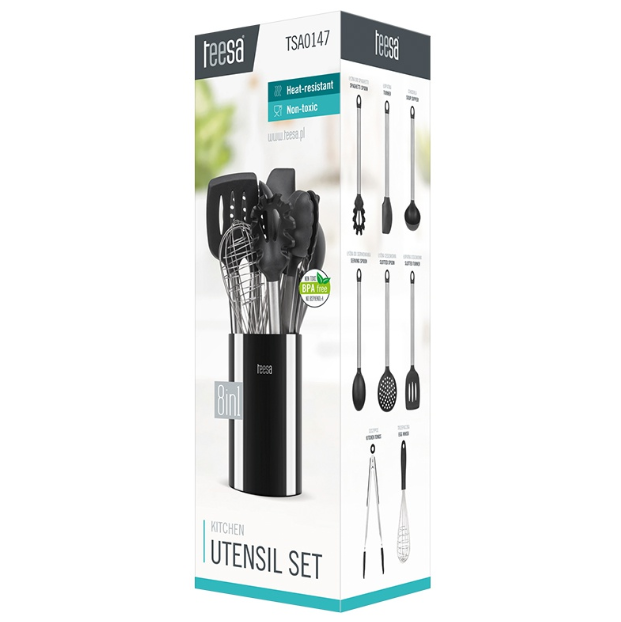 SET USTENSILE BUCATARIE TEESA OTEL INOXIDABIL