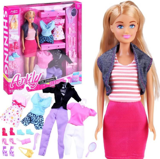 Păpușă Barbie - Farmecul Eleganței în Miniatură