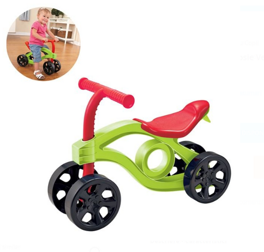 Bicicleta de Echilibru Rosie Verde Lime pentru Prescolari