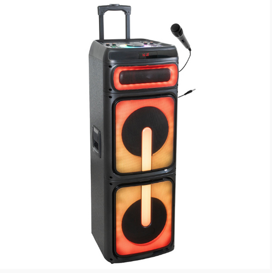 BOXA PORTABILA 2X10"/25CM 400W RMS CU USB/SD/BLUETOOTH