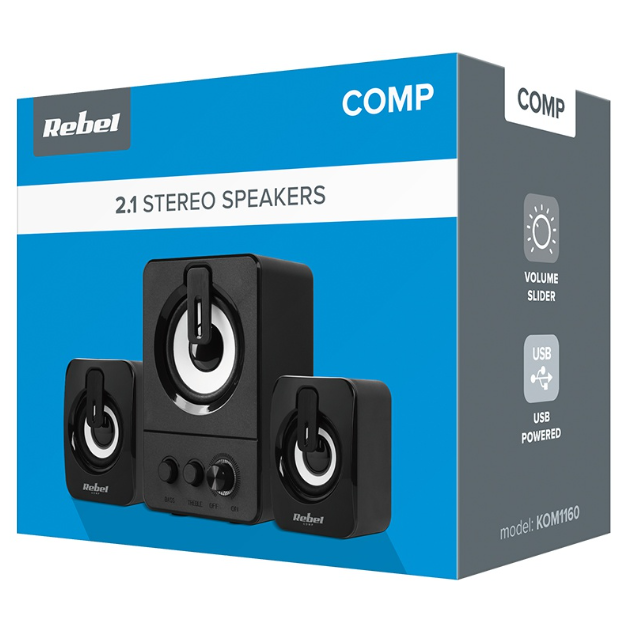 BOXE PC 2.1 CS-50 REBEL