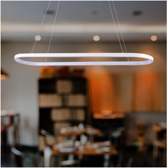 CANDELABRU 24W 80X20X100CM 4000K - ALB