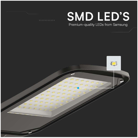 CORP ILUMINAT STRADAL LED 100W 6500K - NEGRU