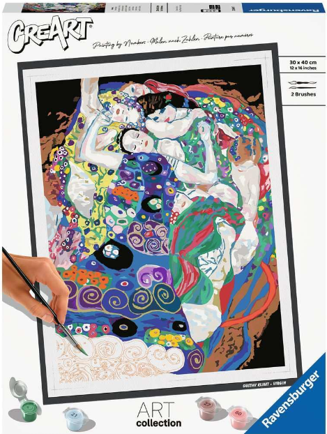 Art Set pictura pe numere motiv premium - Virgin (Gustav Klimt)