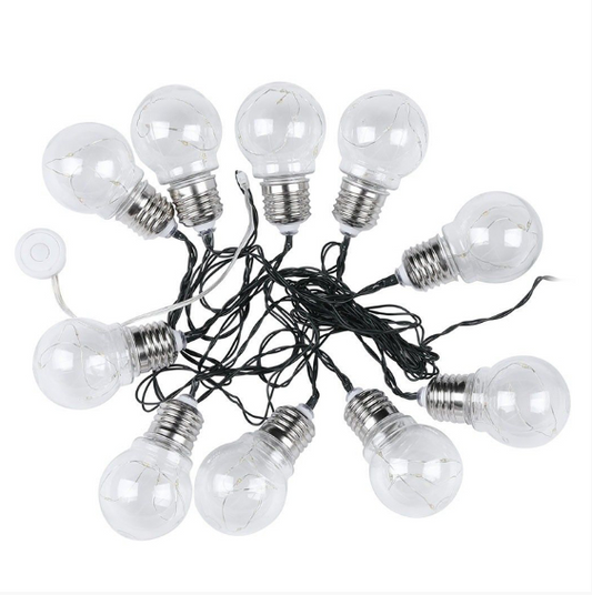 GHIRLANDA SOLARA LED 1W X 10 IP44 3000K