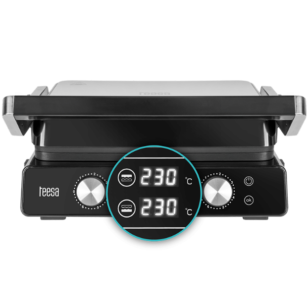 GRILL ELECTRIC PANINI SANDWICH 2000W TEESA