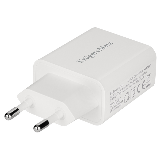 INCARCATOR RETEA QUICK CHARGE 3.0 18W KRUGER&MATZ