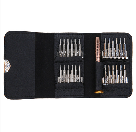 SET SURUBELNITE DE PRECIZIE TORX 25IN1 CU HUSA PIELE