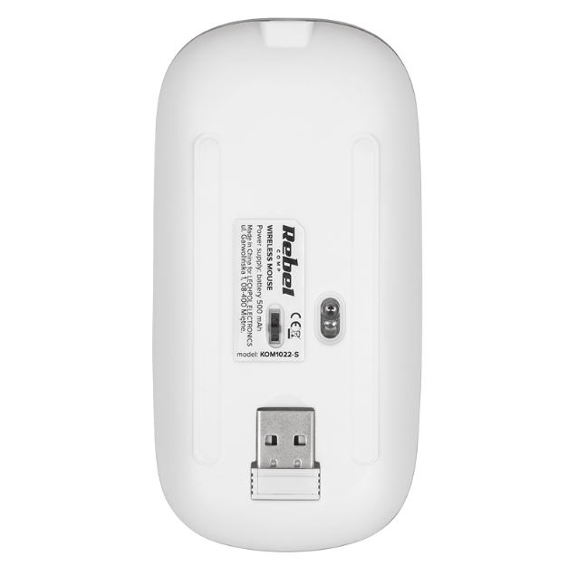 MOUSE WIRELESS 1600 DPI WM210 REBEL