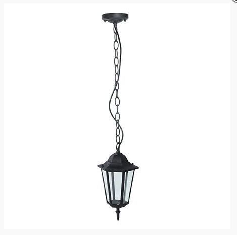 PENDUL EXTERIOR IP44 E27, NEGRU MAT