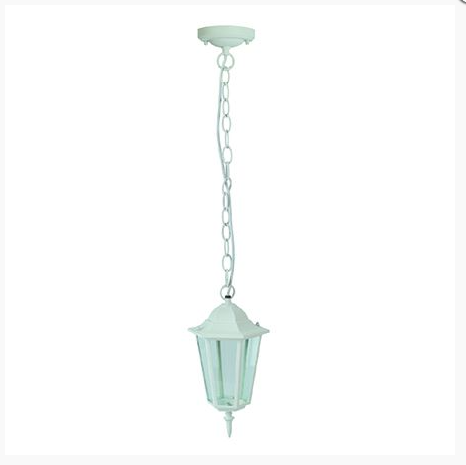 PENDUL EXTERIOR IP44 E27, ALB MAT