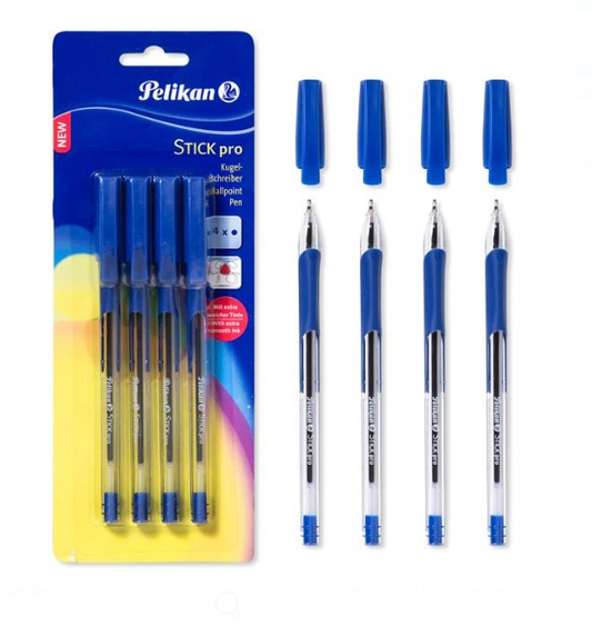 Set Pixuri cu Grip PELIKAN (albastru) - 4buc