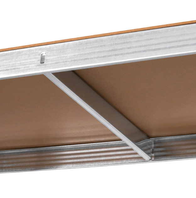 RAFT METALIC 5 POLITE MDF 205X120X45 750KG REBEL
