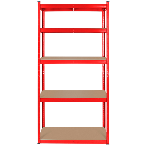 RAFT METALIC 5 POLITE 750KG MDF 180X90X40 ROSU REBEL