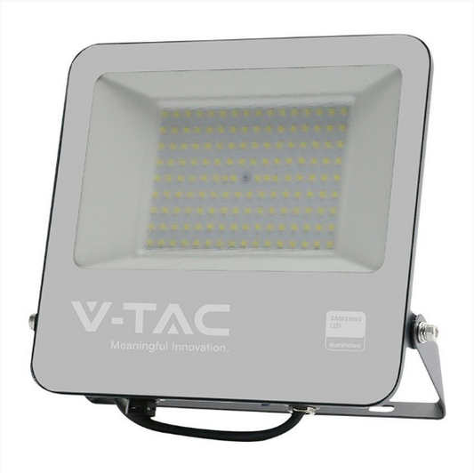 REFLECTOR LED SMD 100W 4000K IP65 CABLU 1M CIP SAMSUNG - NEGRU/GRI