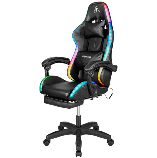 SCAUN GAMING GX-150 NEGRU LED KRUGER&MATZ