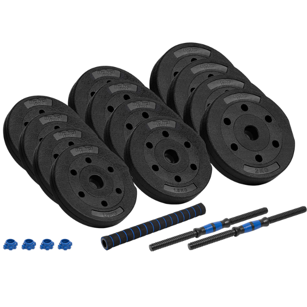HALTERE REGLABILE CU CONECTOR 2 X 10 KG REBEL ACTIVE