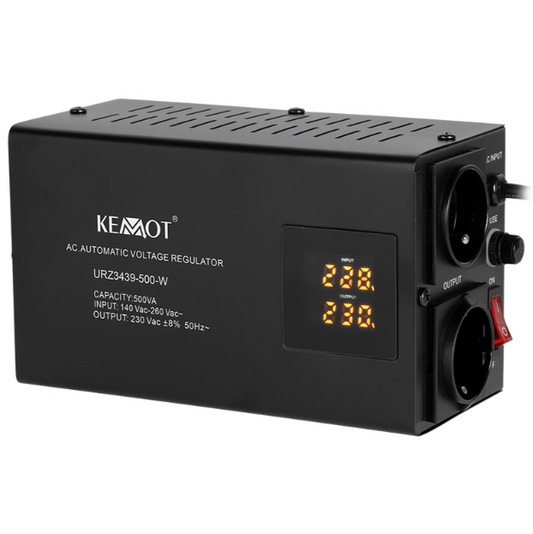 STABILIZATOR TENSIUNE AUTOMAT 500VA PERETE KEMOT