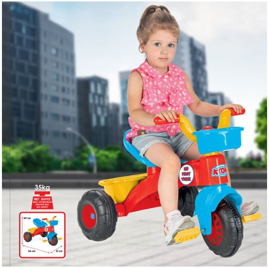 Tricicleta cu Cos pentru Copii