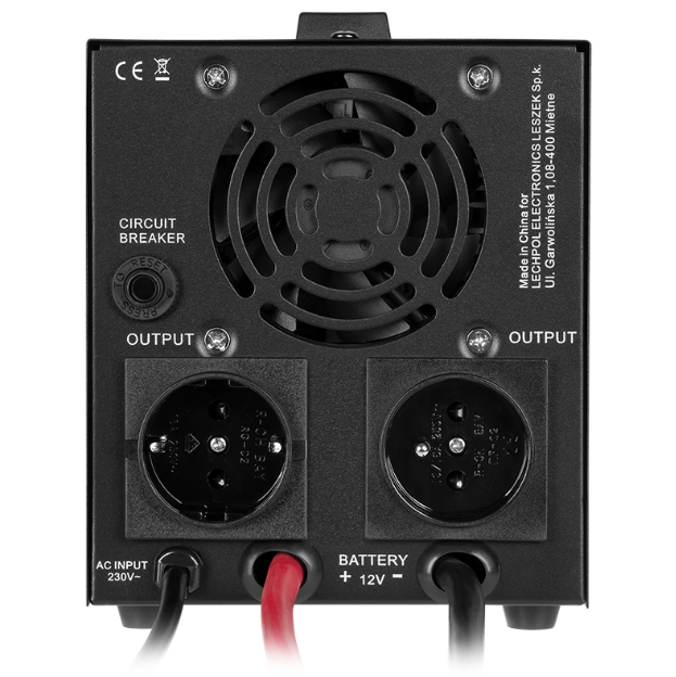 UPS CENTRALE TERMICE SINUS PUR 800VA 500W 12V REBEL