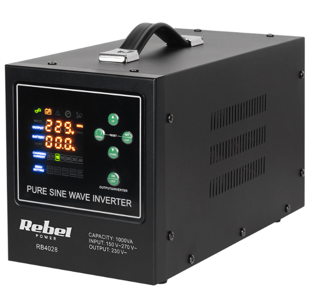 UPS CENTRALE TERMICE SINUS PUR 1000VA 700W 12V REBEL